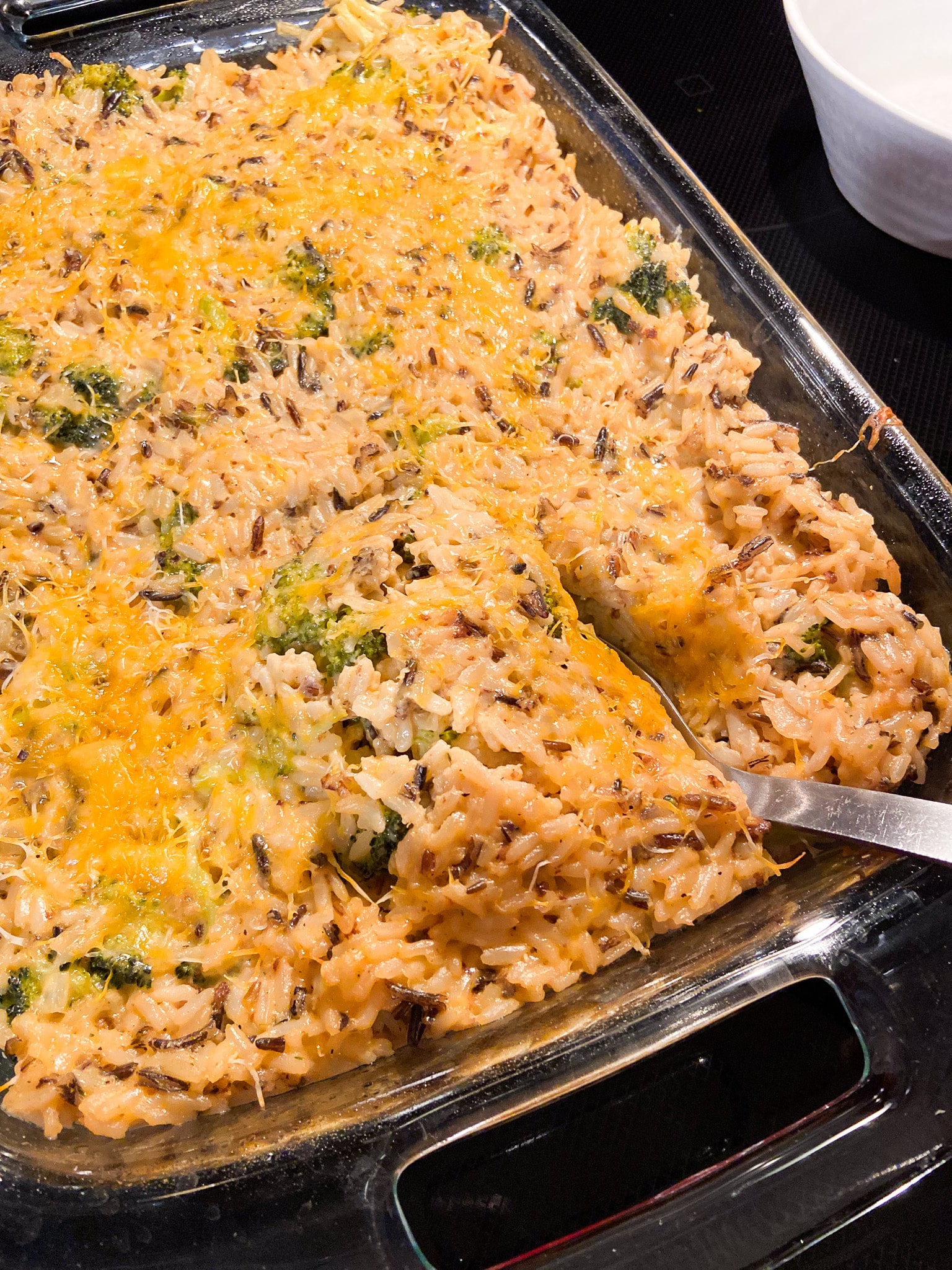 Easy Cheesy Broccoli and Wild Rice Casserole Our Family Cooks