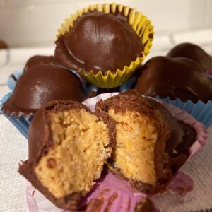 chocolate peanut butter balls