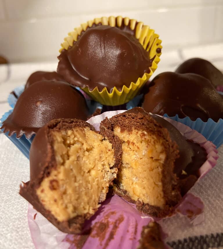 chocolate peanut butter balls