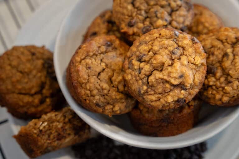 Healthy Pumpkin Protein Muffins (9.5G Protein)