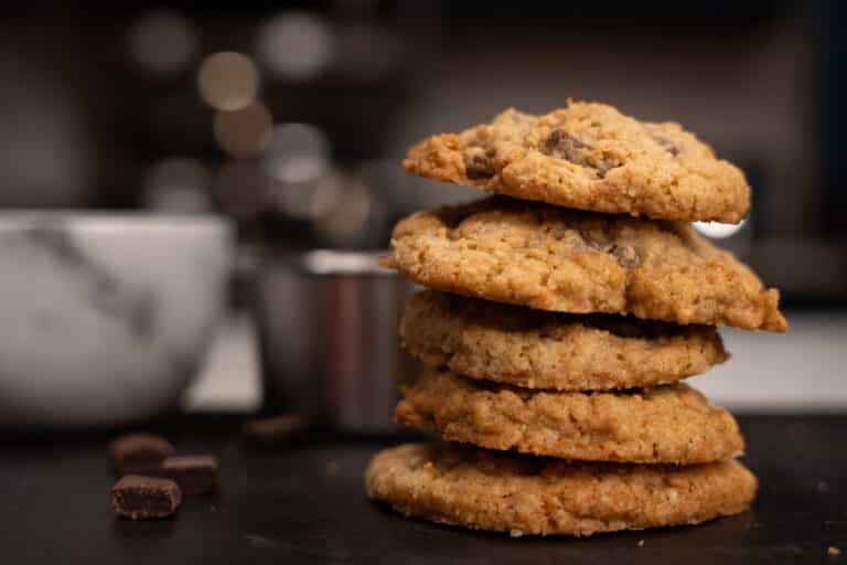 BEST Chocolate Chip Oatmeal Cookies