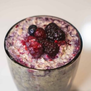 vanilla protein overnight oats