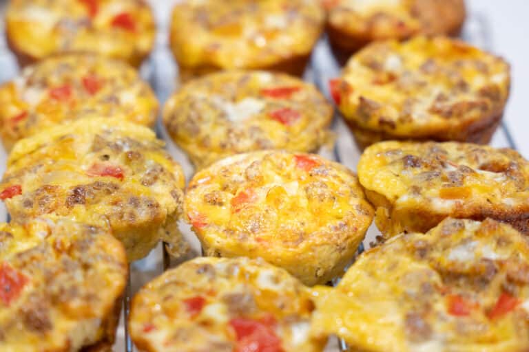 breakfast sausage egg muffins