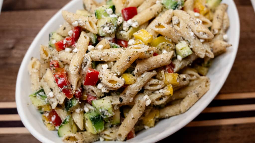 Cottage Cheese Pasta Salad