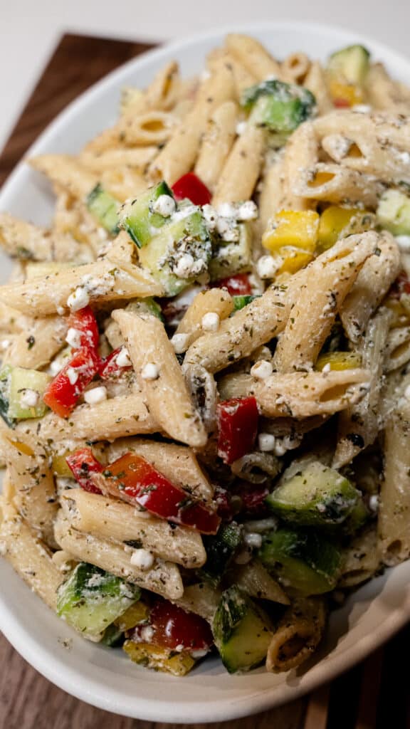 Cottage Cheese Pasta Salad