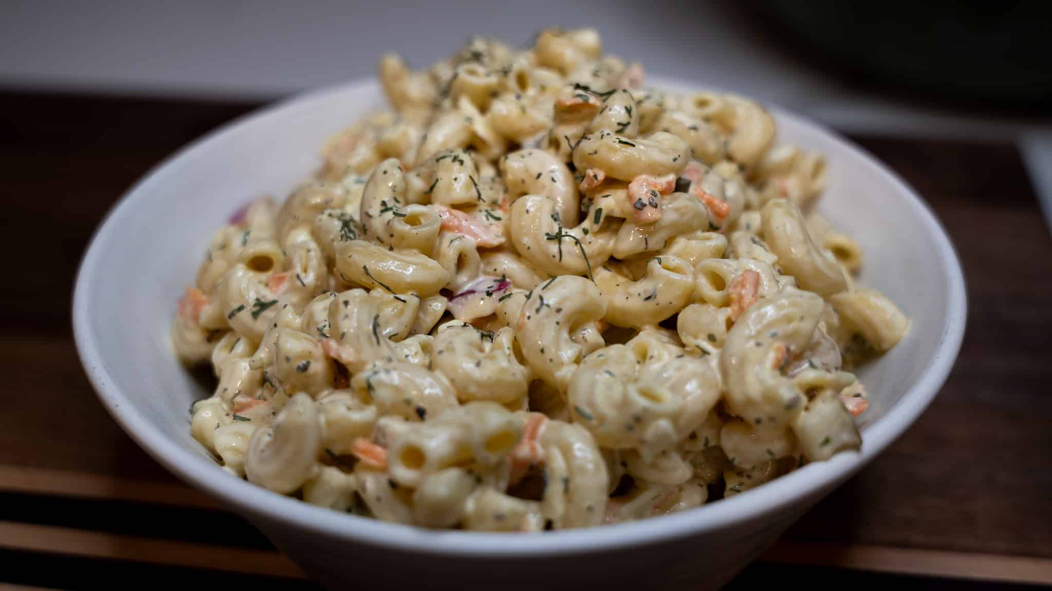 Dill Pickle Macaroni Pasta Salad