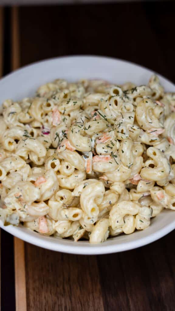 Dill Pickle Macaroni Pasta Salad