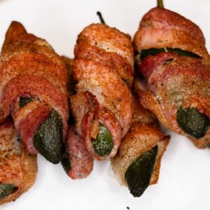 Bacon Wrapped Jalapeno Poppers