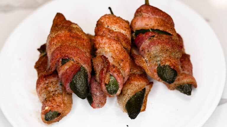 Bacon Wrapped Jalapeno Poppers