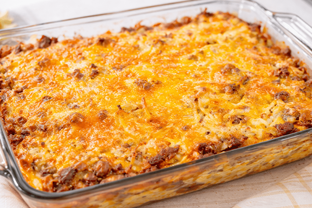 sausage egg breakfast casserole