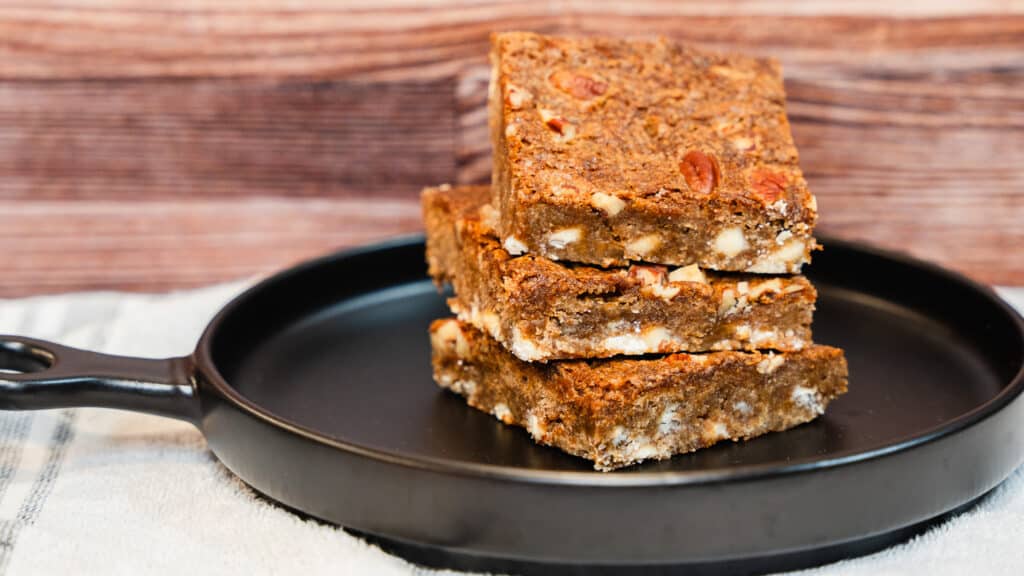 Pumpkin White Chocolate Chip Blondies