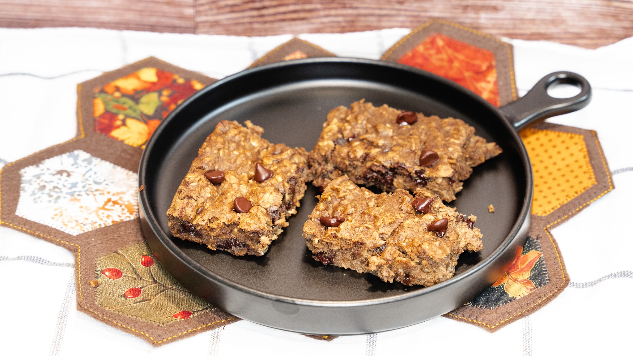 Healthy Pumpkin Protein Oatmeal Bars