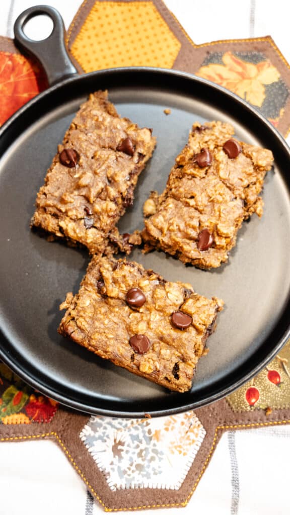 Pumpkin Protein Oatmeal Bars