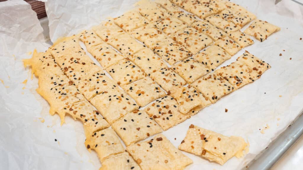 sourdough discard crackers