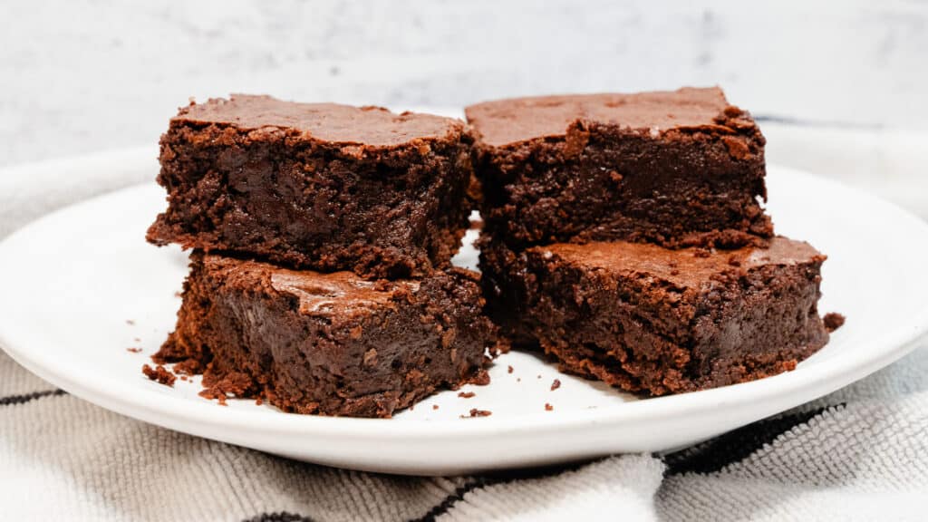 Fudgy Chocolate Sourdough Brownies