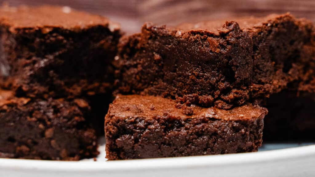 Fudgy Chocolate Sourdough Brownies