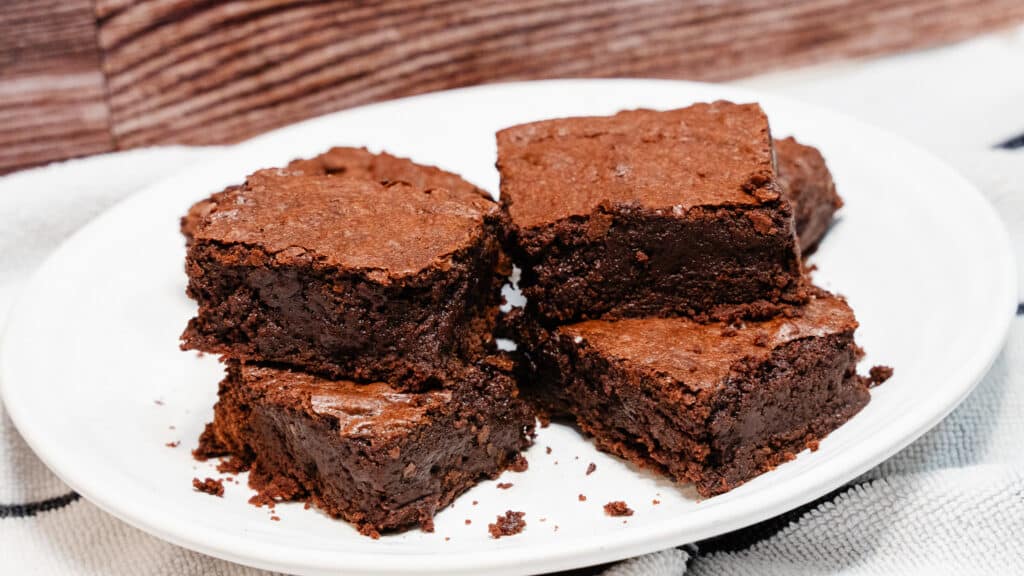 Fudgy Chocolate Sourdough Brownies