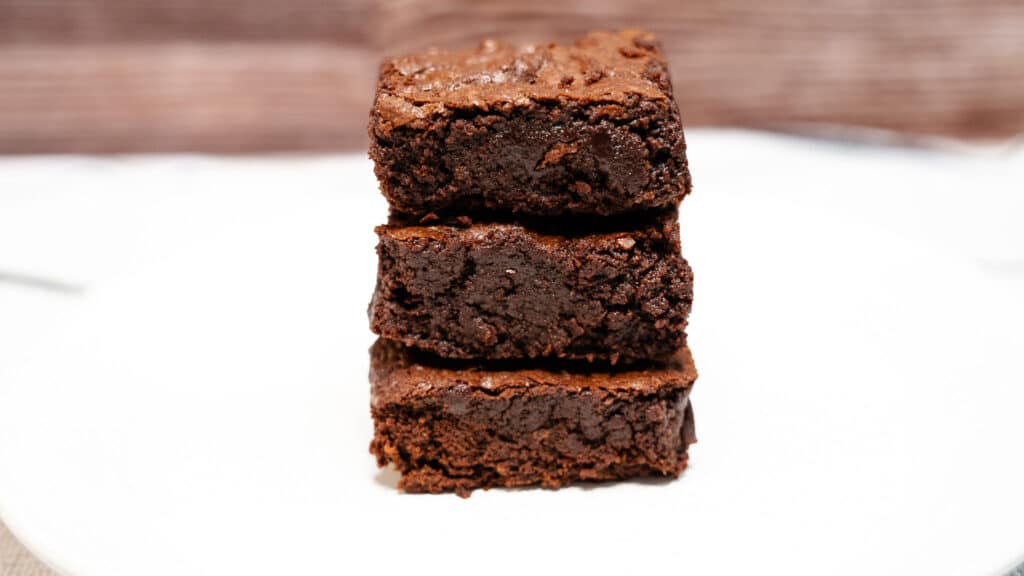 Fudgy Chocolate Sourdough Brownies