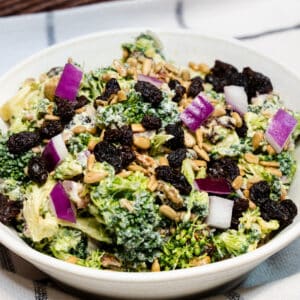 healthy broccoli bacon salad