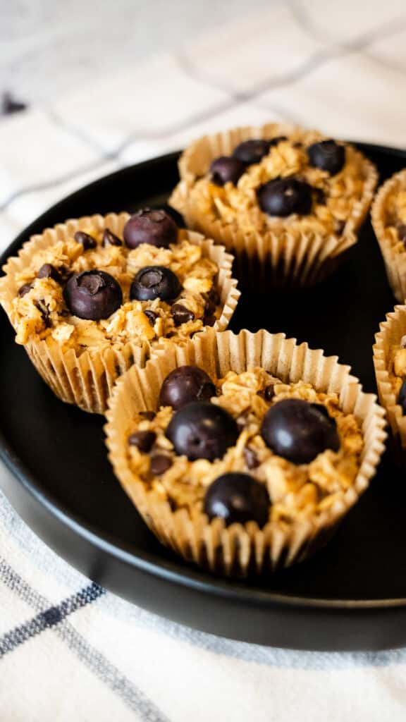 Chocolate Chip Greek Yogurt Oatmeal Muffins